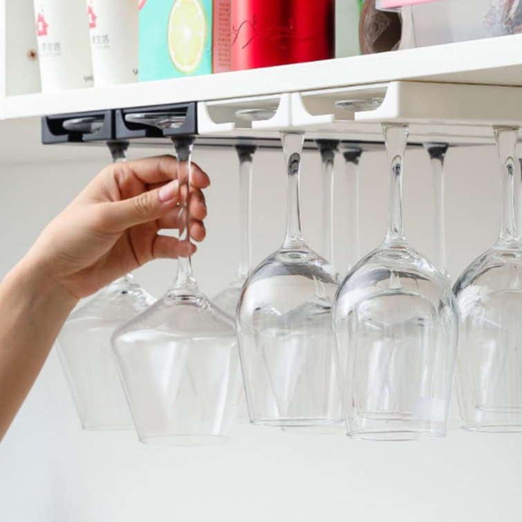 Prep & Savour Wine Glass Rack Hanger Under Wine Glass Holder